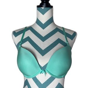 Victoria's Secret Turquoise (Green and Blue) Full-Coverage Bra